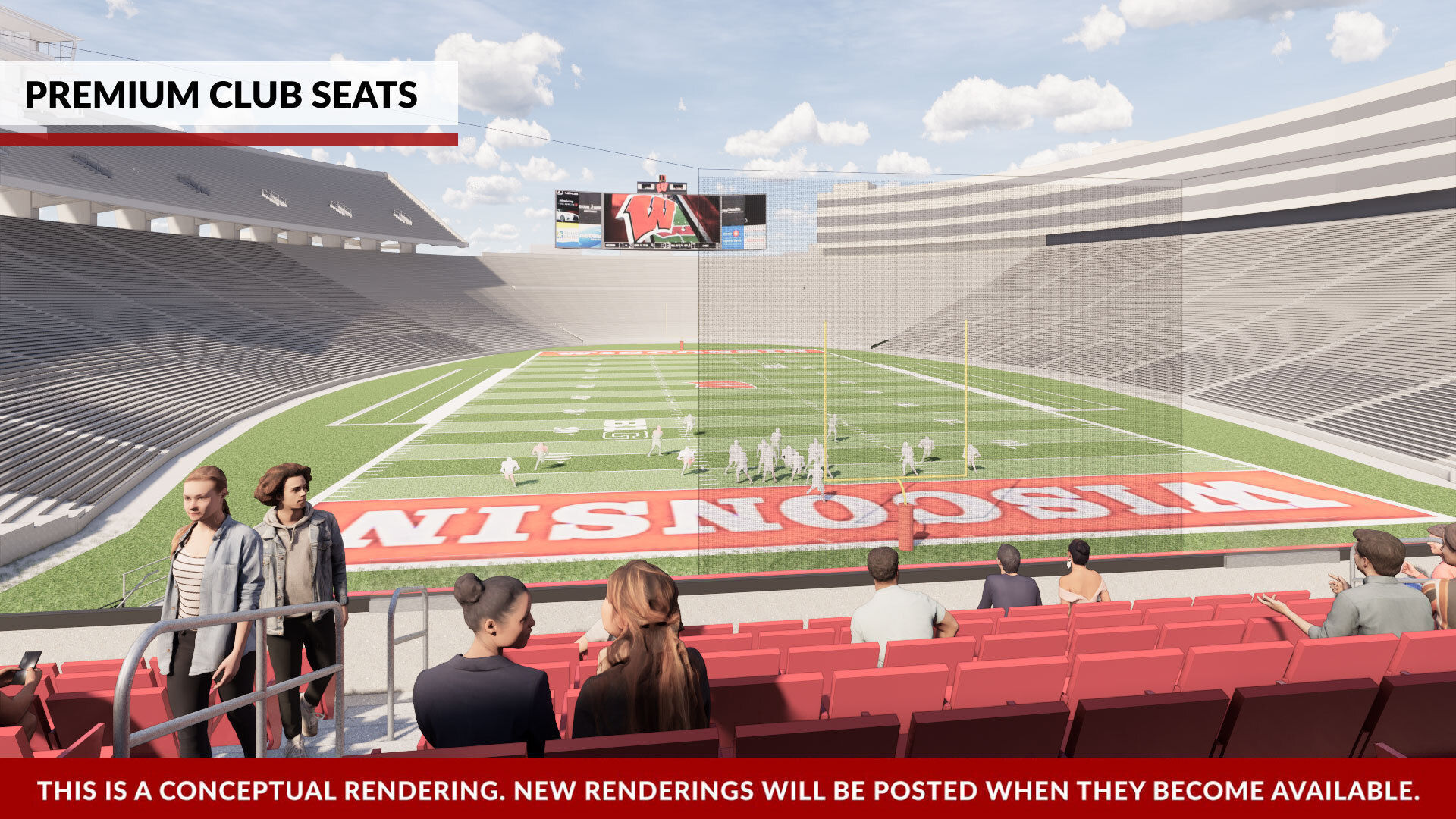 Camp Randall premium club seats